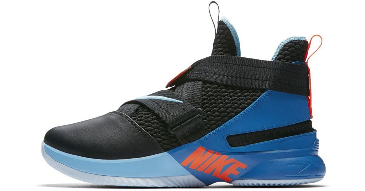 Nike Lebron Soldier 12 Flyease (extra-wide) Basketball Shoe in Black for  Men | Lyst