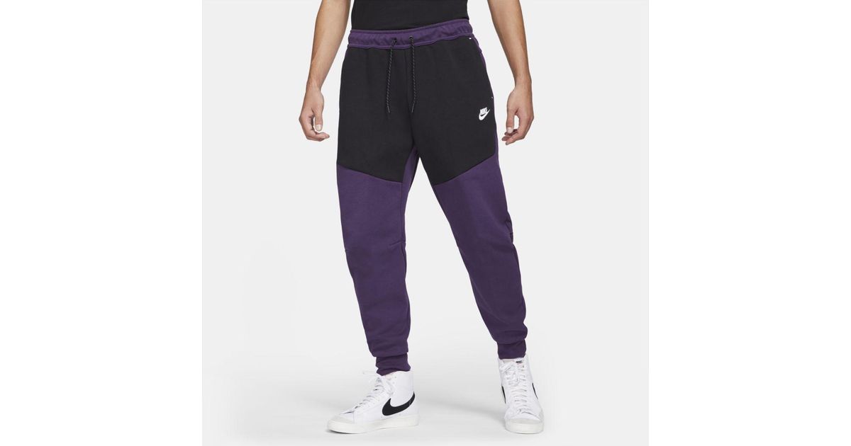 mens purple nike joggers
