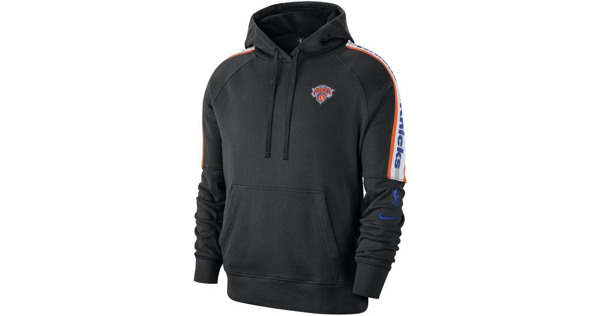 Nike Fleece New York Knicks Nba Hoodie in Black for Men Lyst