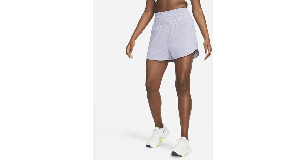 purple nike dri fit shorts