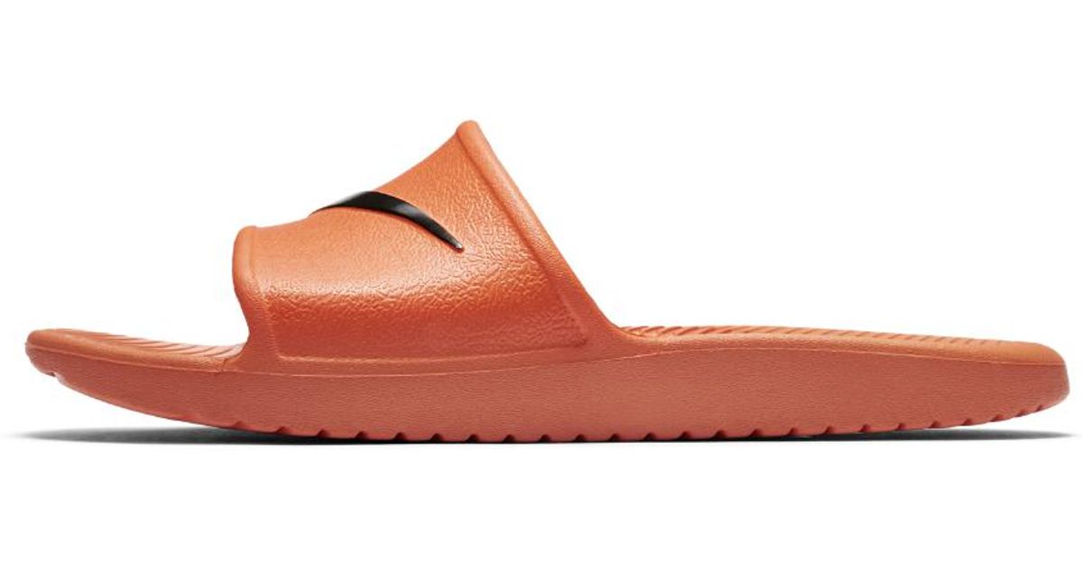 Nike Kawa Shower Men's Slide Sandal in Orange for Men | Lyst