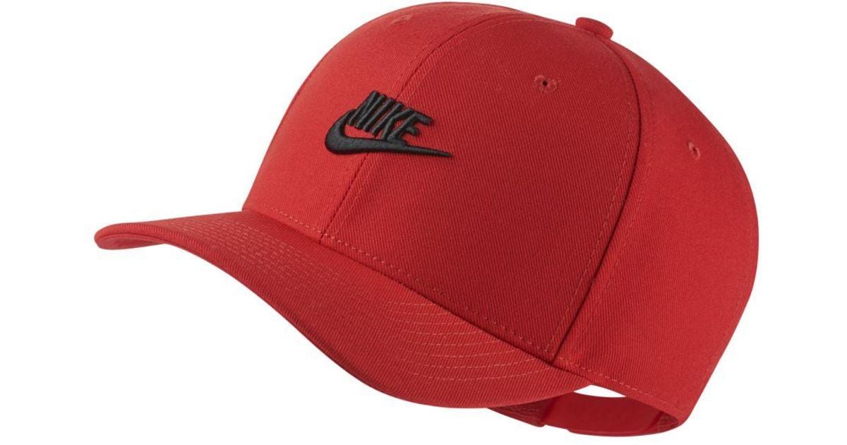 Nike Synthetic Sportswear Classic99 Futura Snapback Adjustable Cap in  University Red (Red) for Men | Lyst