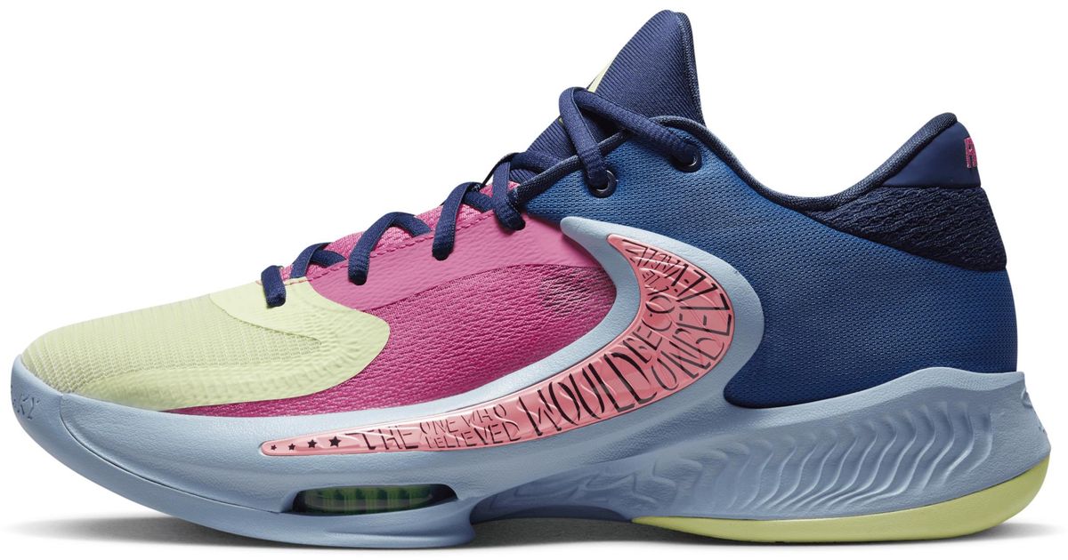 nike zoom basketball shoes blue
