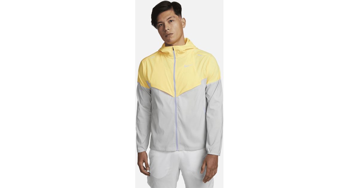 mens yellow nike jacket