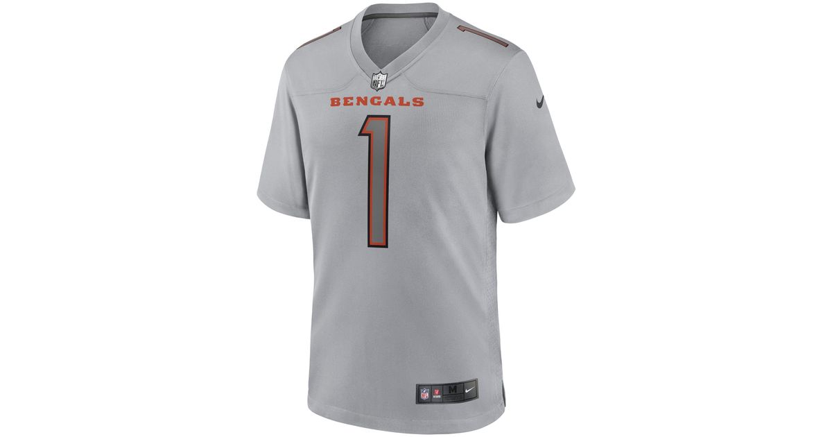 Nike Nfl Cincinnati Bengals Atmosphere Fashion Football Jersey in Grey ...