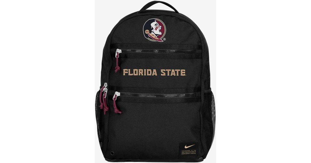 Nike College (florida State) Backpack (black) for Men Lyst