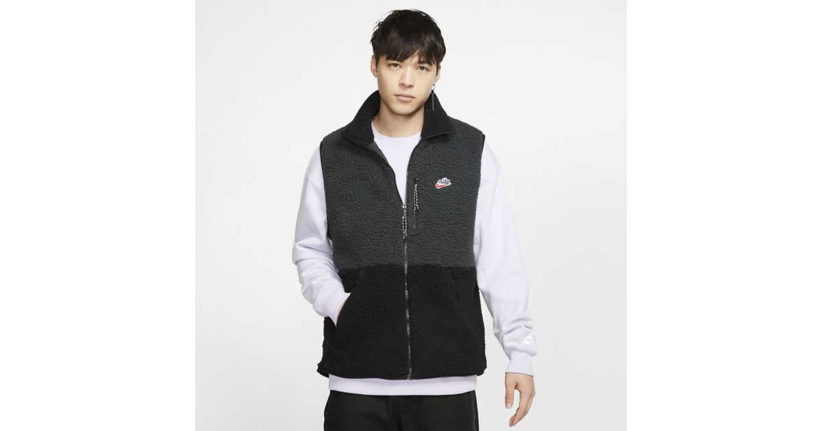 nike fleece vest