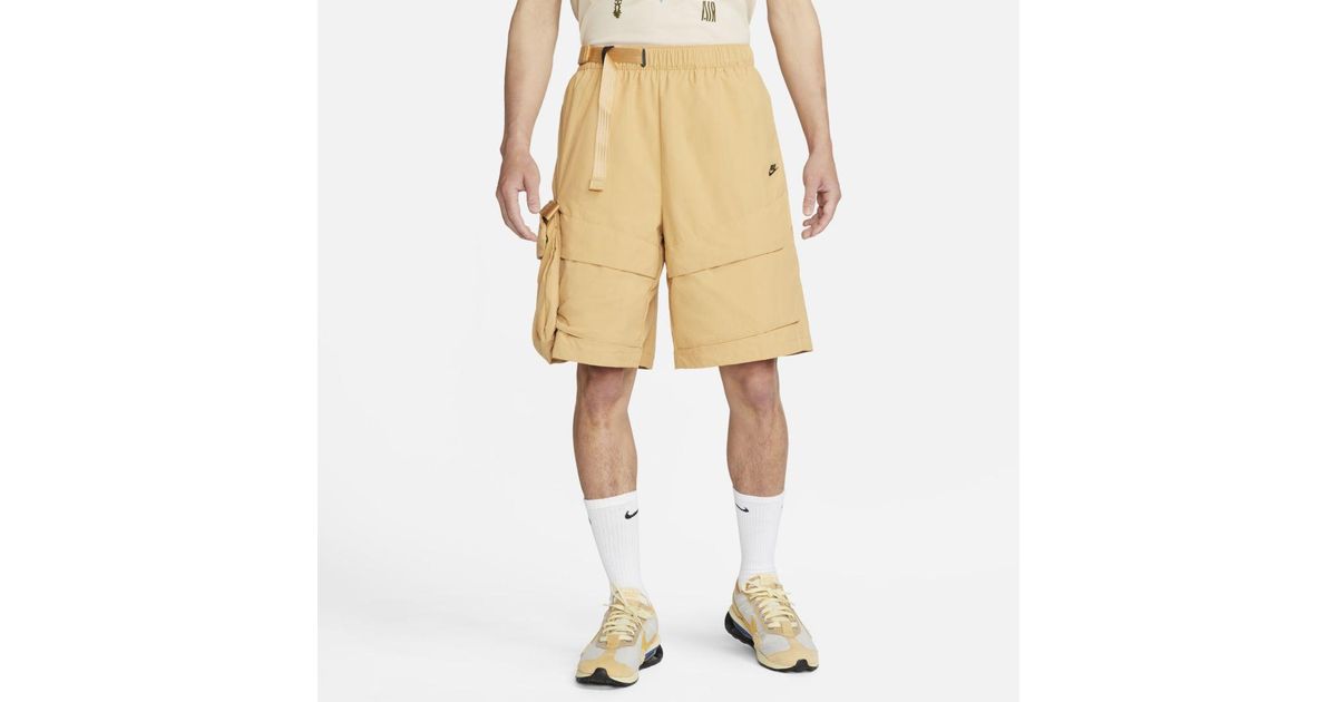 woven unlined utility shorts