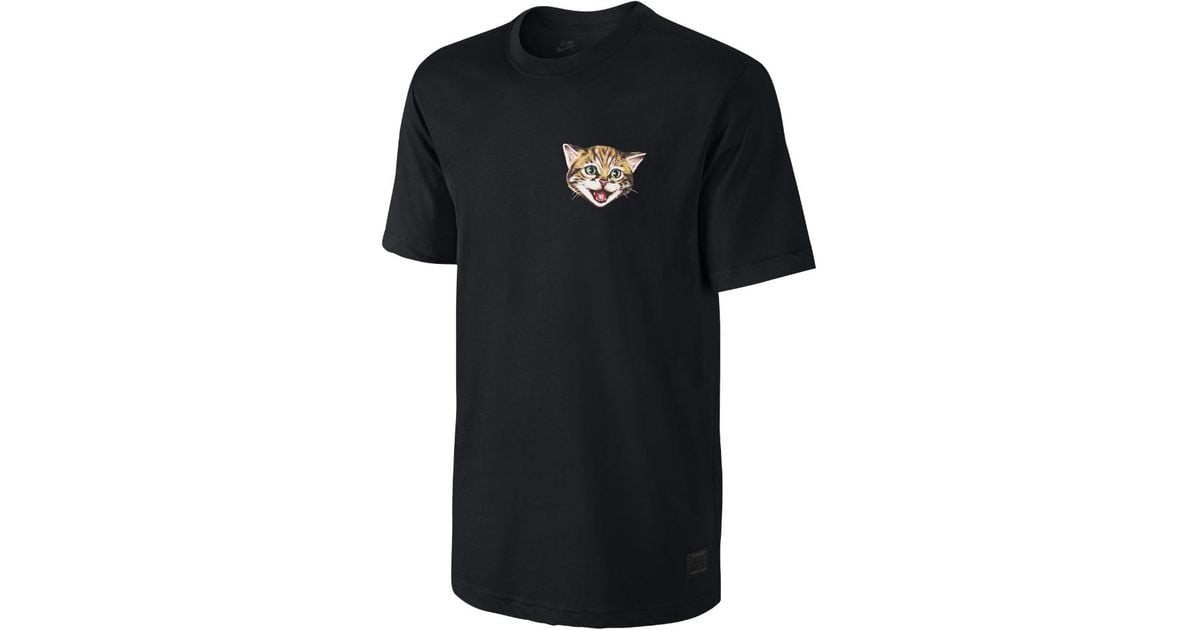 Nike Sb Cat Scratch 15 Men's T-shirt in Black for Men | Lyst