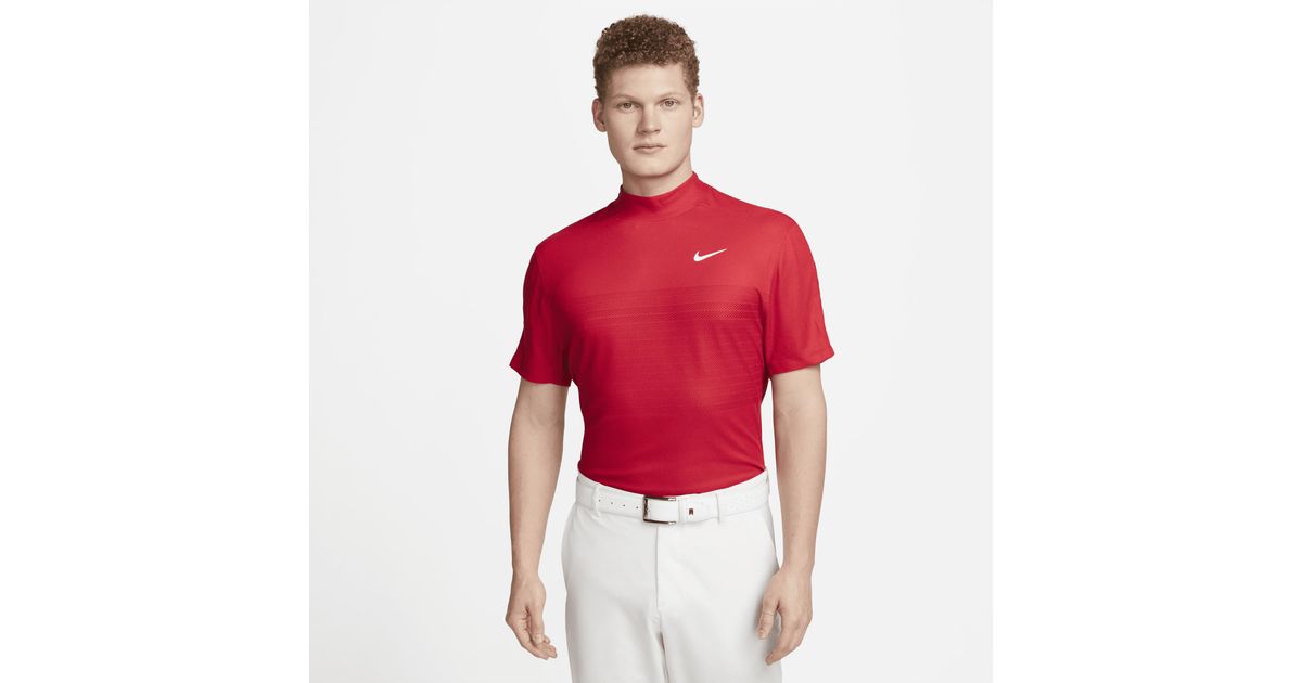 tiger woods mock neck lilac