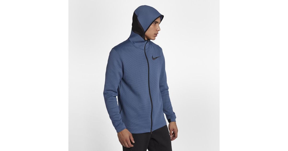 Nike Therma Flex Showtime Men's Basketball Full-zip Hoodie in Blue for Men  | Lyst