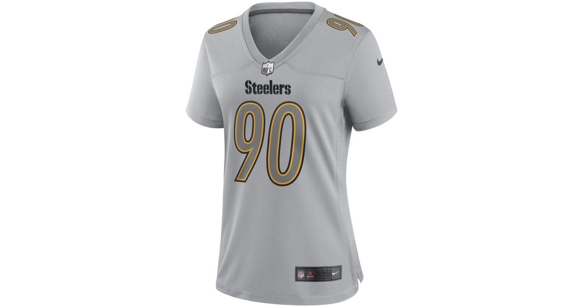Nike Nfl Pittsburgh Steelers Atmosphere Fashion Football Jersey in Grey