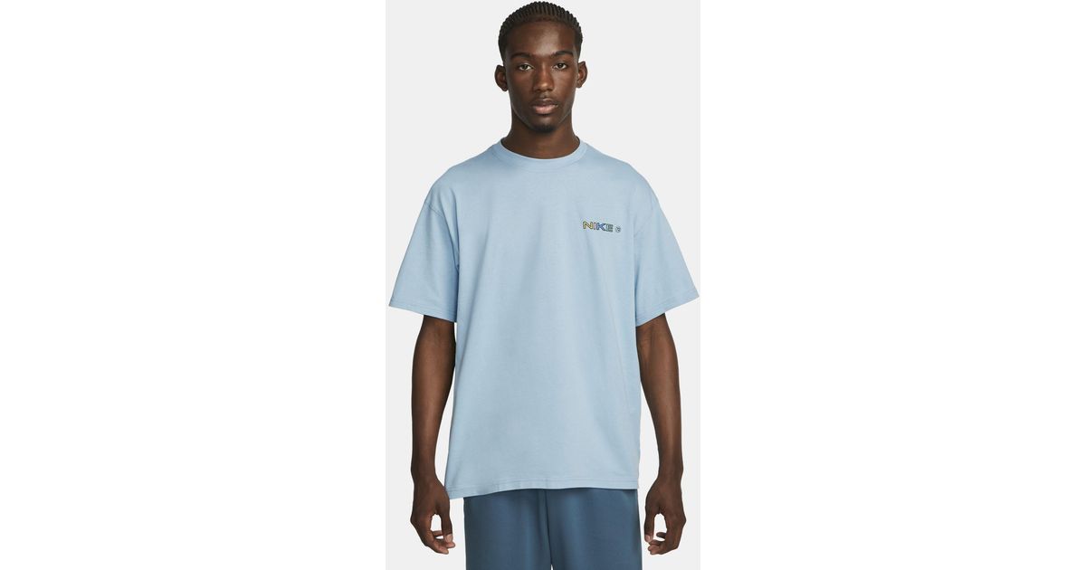 Nike Cotton Sb Skate Tshirt Blue for Men Lyst UK