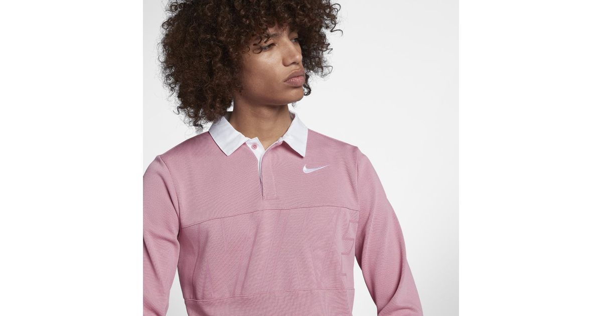 Nike Sb Dri-fit Men's Long Sleeve Skateboarding Polo Shirt in Pink for Men  | Lyst