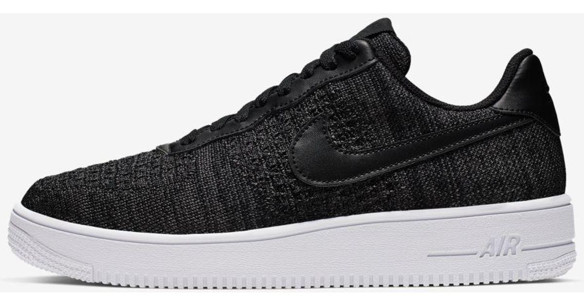 Nike Shoes Mens Air Force 1 Flyknit 2.0 University Red Black | Landau Store