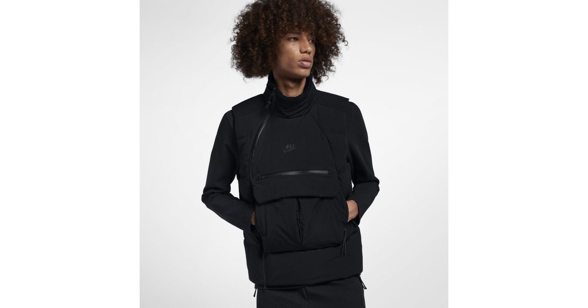 nike tech pack vest down filled