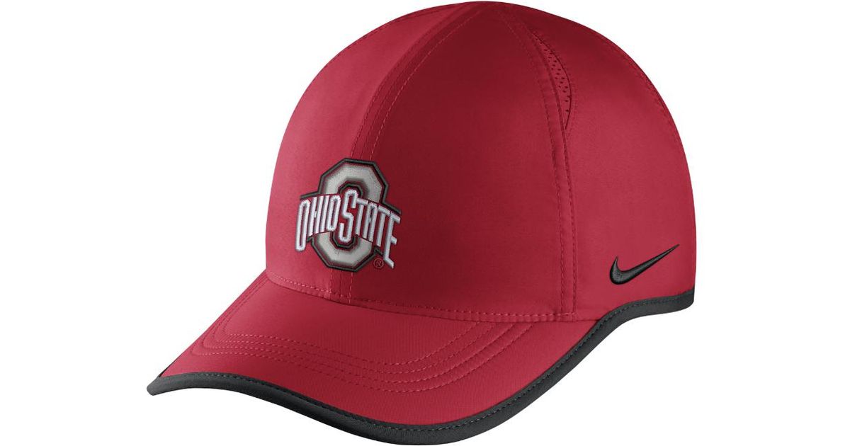 Nike College Aerobill Featherlight (ohio State) Adjustable Hat (red) -  Clearance Sale for Men - Lyst