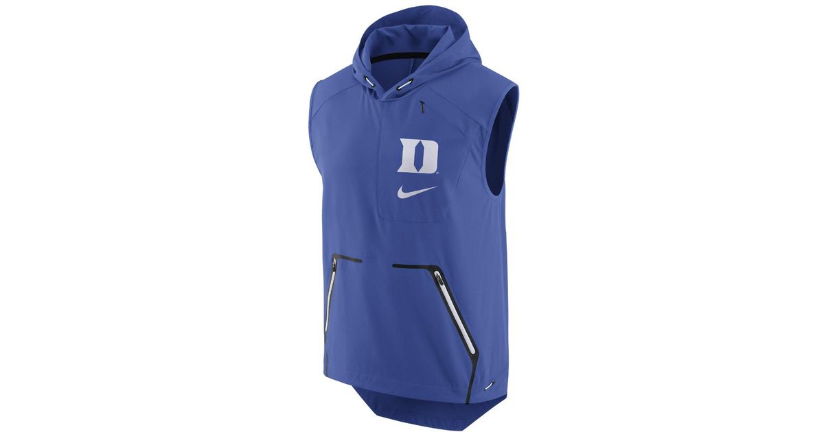 duke sleeveless hoodie