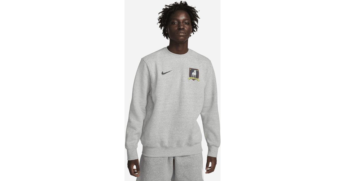 Nike Afc Richmond Club Fleece Sweatshirt In Grey, in Gray for Men | Lyst