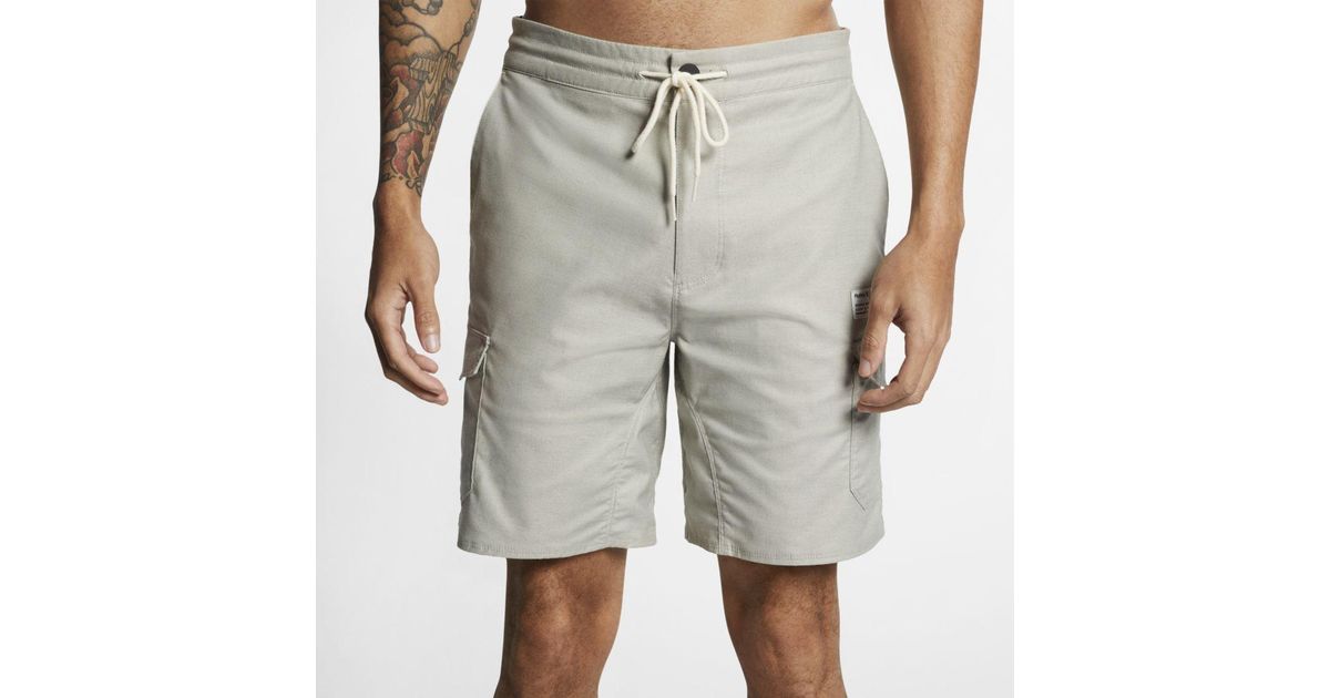 Nike "hurley Drifit Breathe 19"" Cargo Shorts in Gray for Men Lyst