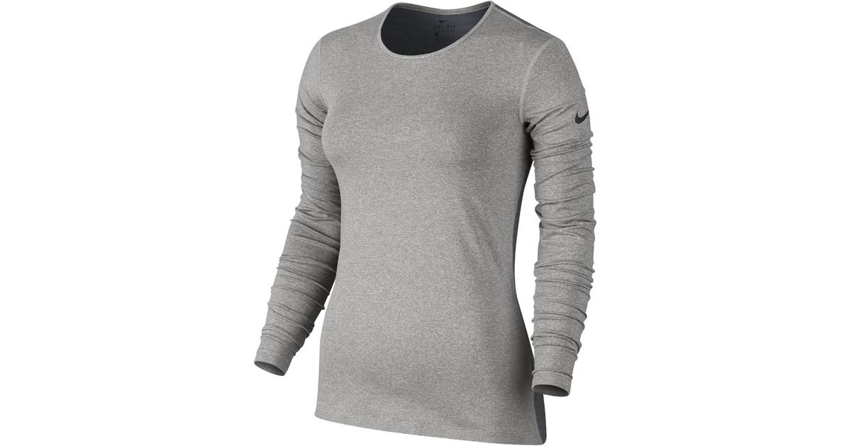 nike pro warm training top