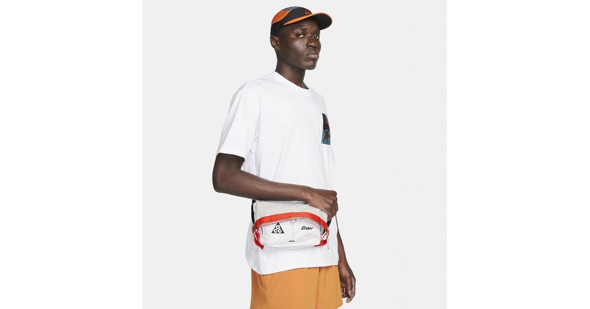 White nike store fanny pack