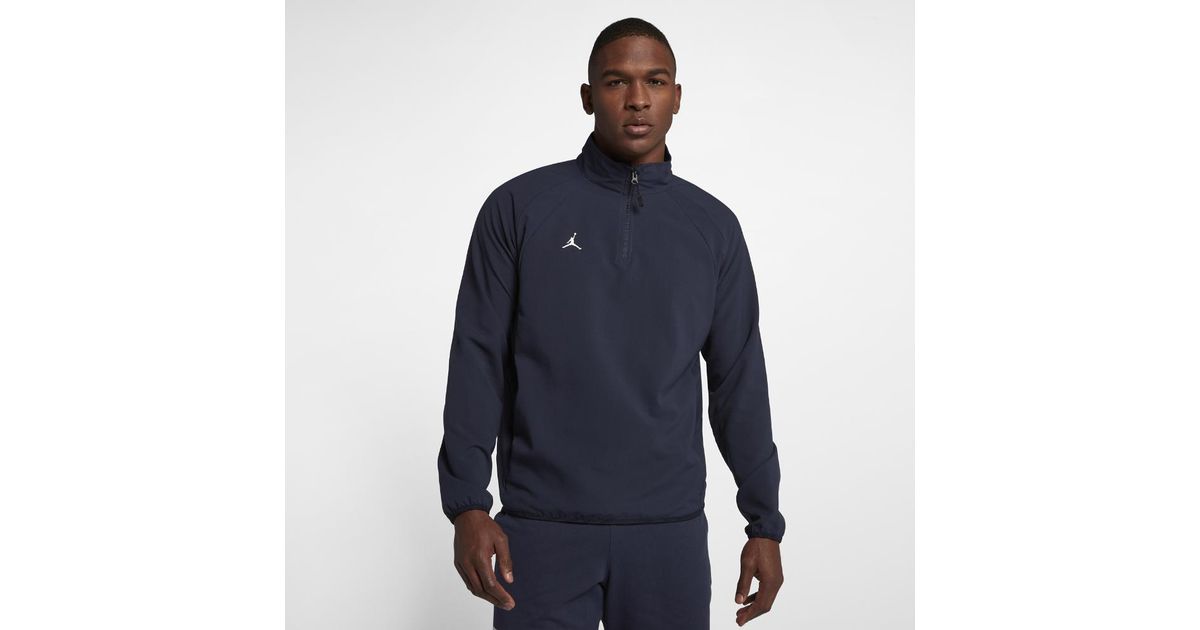 jordan men's re2pect pullover baseball training jacket
