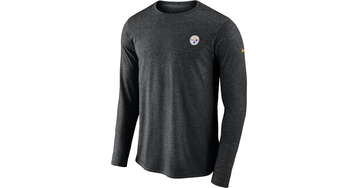 Steelers Men's Nike Small Logo Long Sleeve Shirt