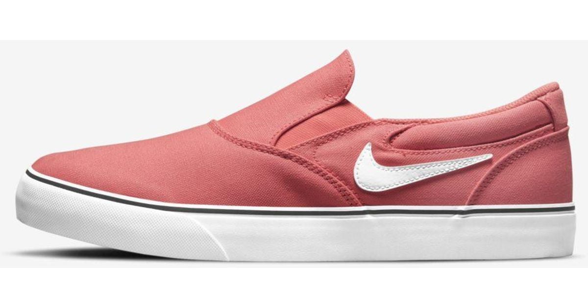 Nike Canvas Sb Chron 2 Slip Skate Shoes in Pink for Men | Lyst