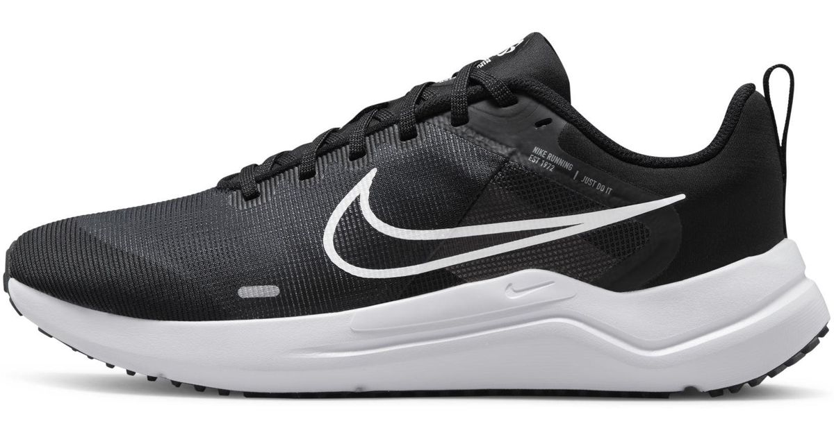 Nike Rubber Downshifter 12 Road Running Shoes Black | Lyst UK