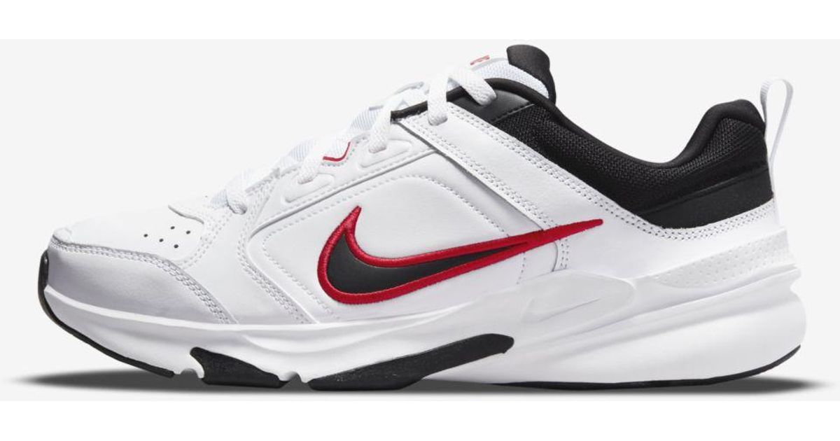 Nike Leather Defy All Day Training Shoes in White,University Red,Black (White) for Men - Lyst