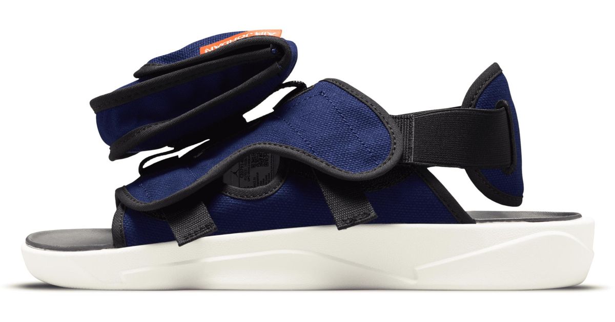 Nike Jordan Ls Slides In Blue, for Men Lyst