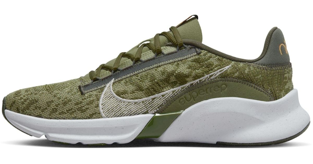 nike training superrep go 3 trainers in triple white