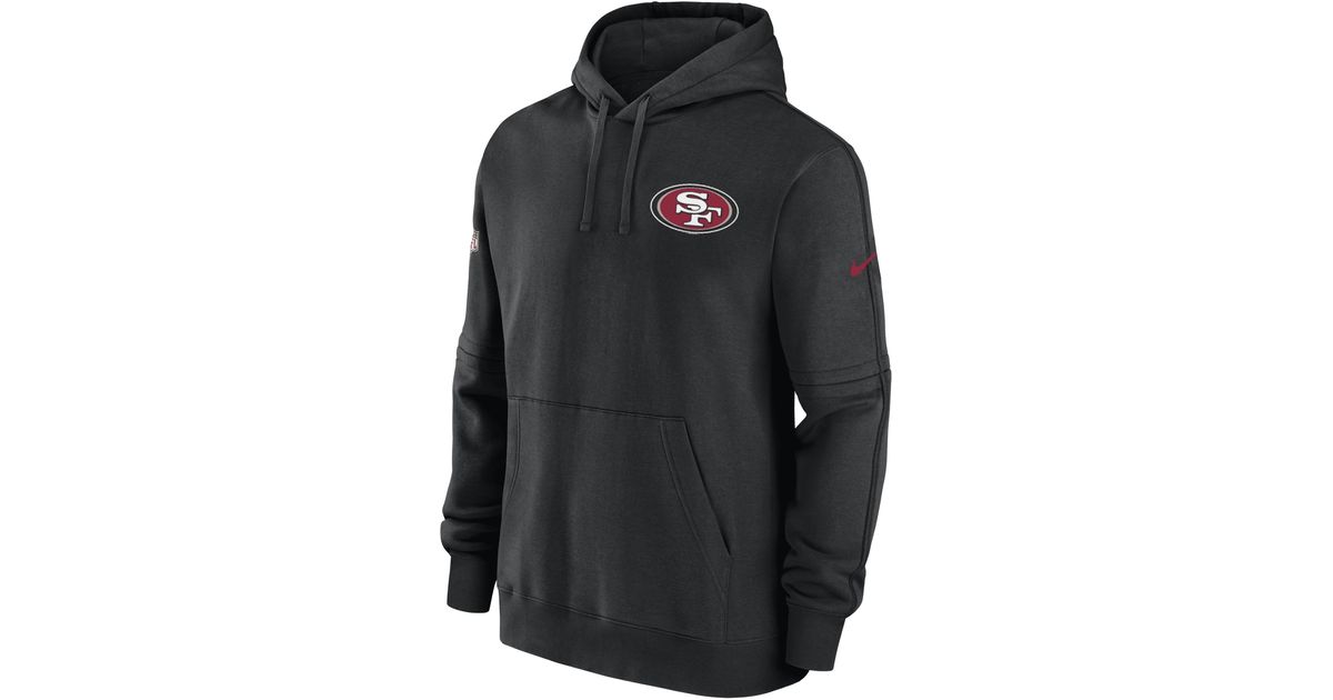 Nike 49ers on sale sideline hoodie