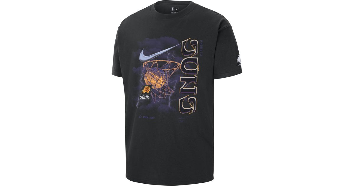Nike Men's Phoenix Suns Courtside Max901 White T-Shirt, Medium