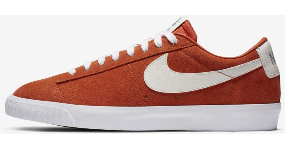 Nike Suede Sb Blazer Low Gt Skate Shoe Starfish In Brown For Men Lyst