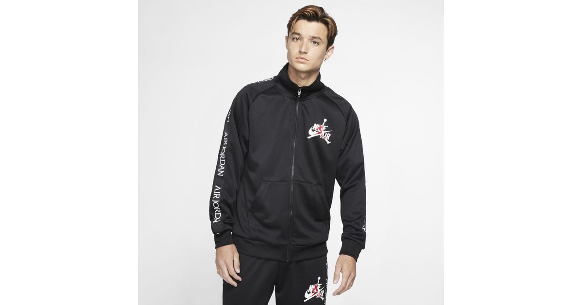 Nike Jordan Jumpman Classics Tricot Warm-up Jacket (black) - Clearance Sale  for Men | Lyst