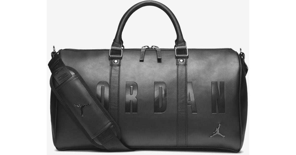 Nike Jordan Jumpman Duffel Bag in Black for Men | Lyst