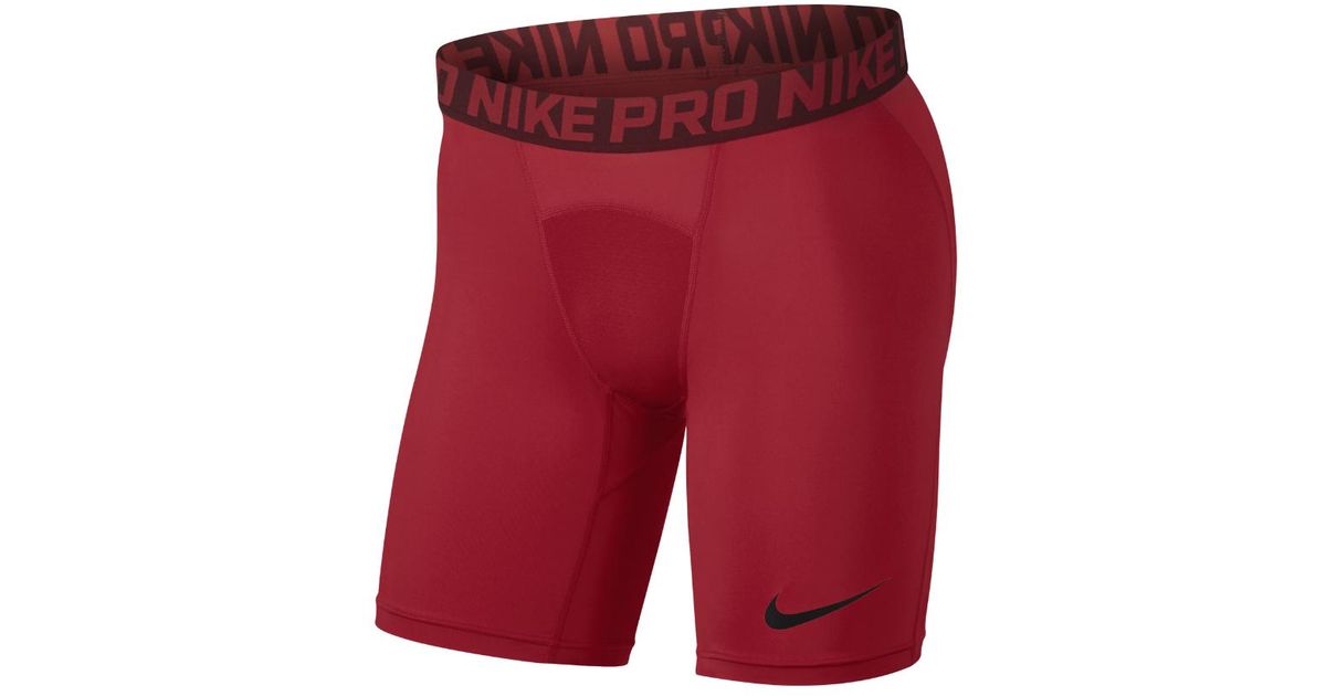 nike pro men's 6 training shorts
