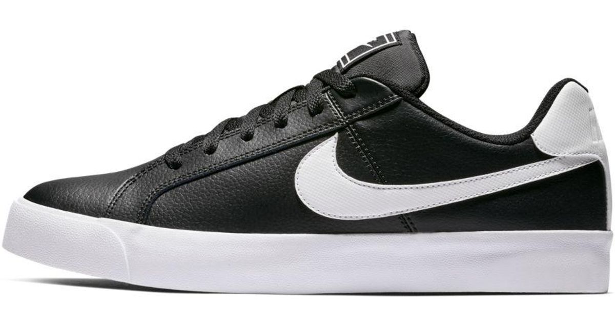 Nike Court Royale Ac Shoe in Black for Men Lyst Nike Court Royale Ac Shoe in Black for Men Lyst
