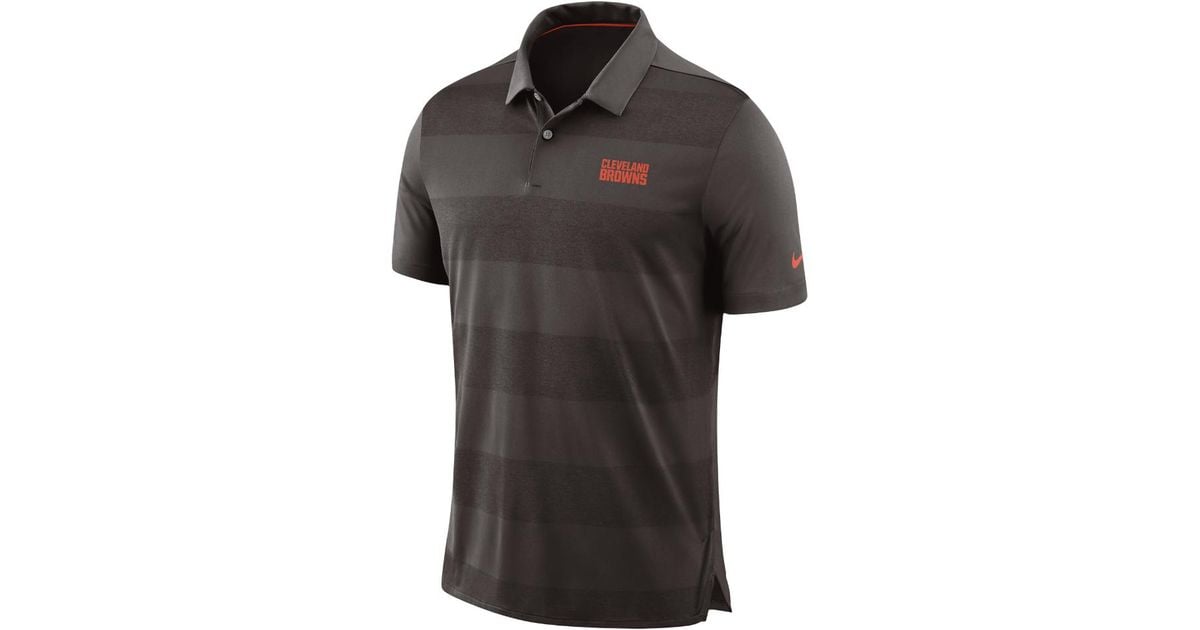 brown nike polo shirt