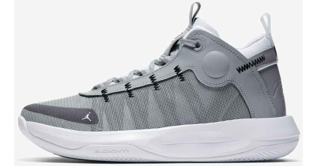 jordan gray shoes