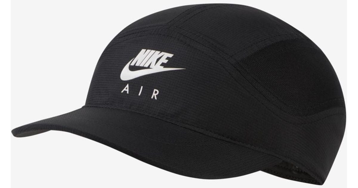 Nike Synthetic Air Tailwind Adjustable Cap in Black for Men | Lyst