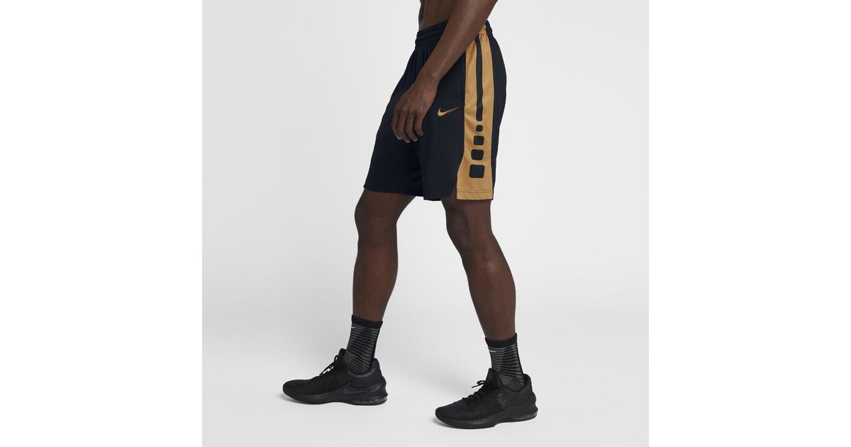 Nike Elite Men's 9" Basketball Shorts in Black for Men | Lyst