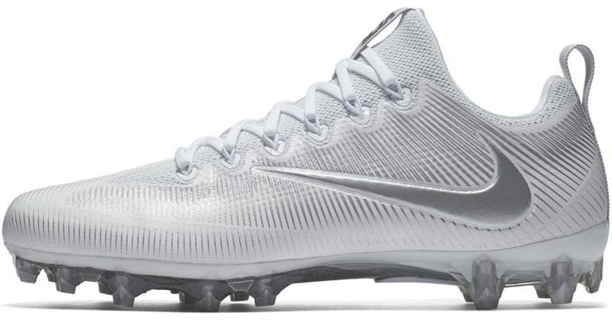 silver football cleats