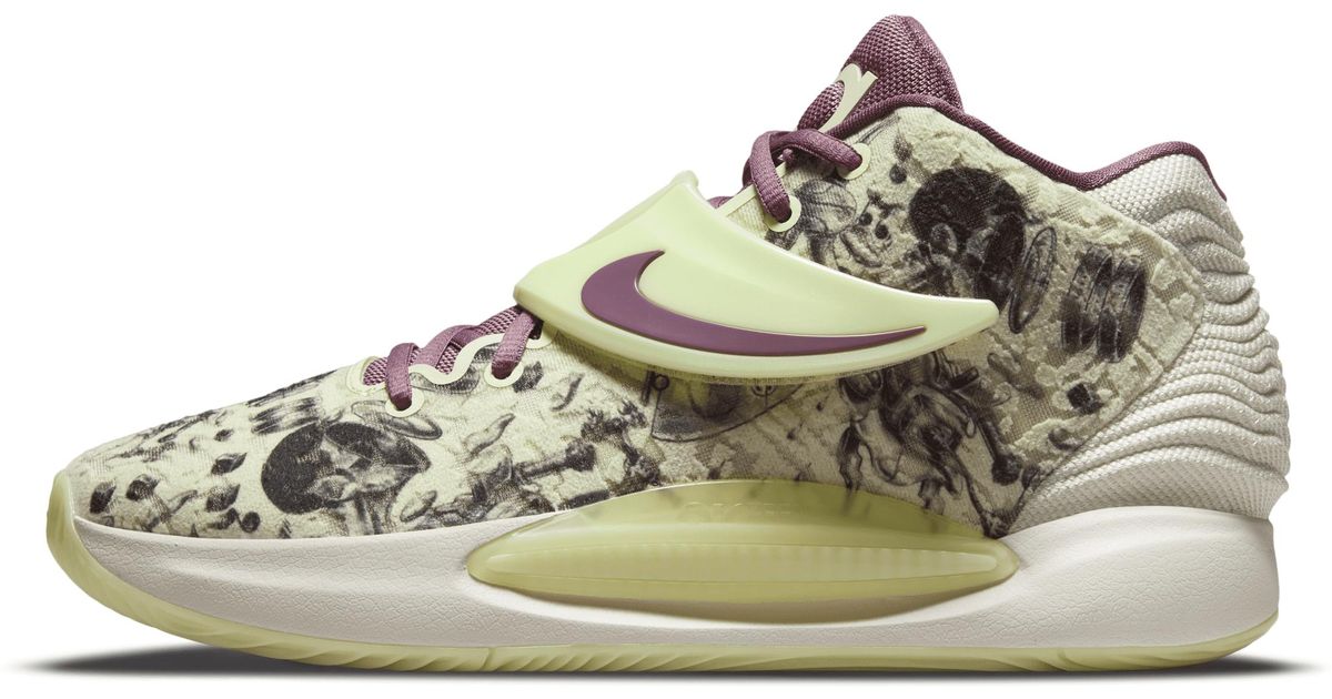 Nike Unisex Kd14 Basketball Shoes In Green, Lyst