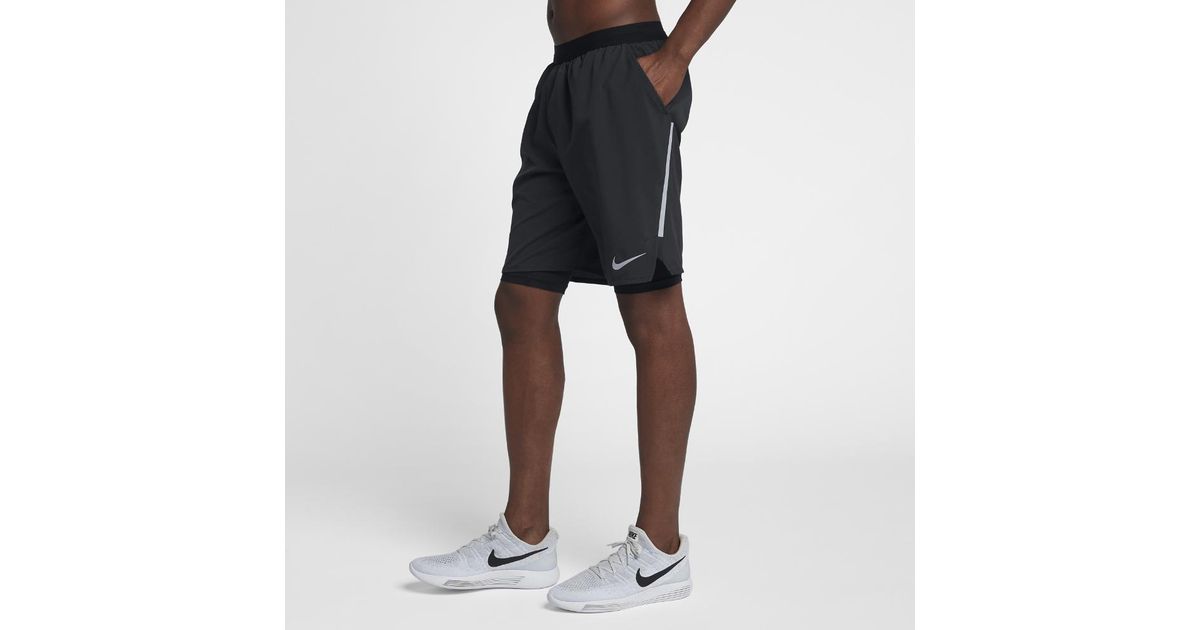 Nike Flex Stride Men's 9" 2-in-1 Running Shorts in Black for Men | Lyst
