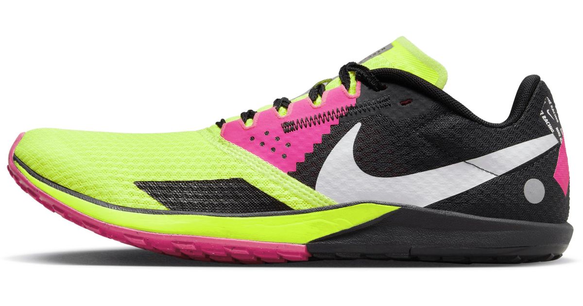 Nike Zoom Rival Waffle 6 Crosscountry Racing Shoes In Yellow, in Green