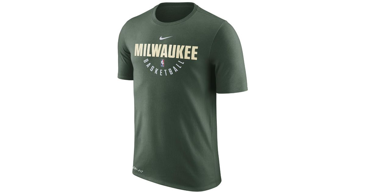 Nike Milwaukee Bucks Dry Men's Nba T-shirt in Green for ...