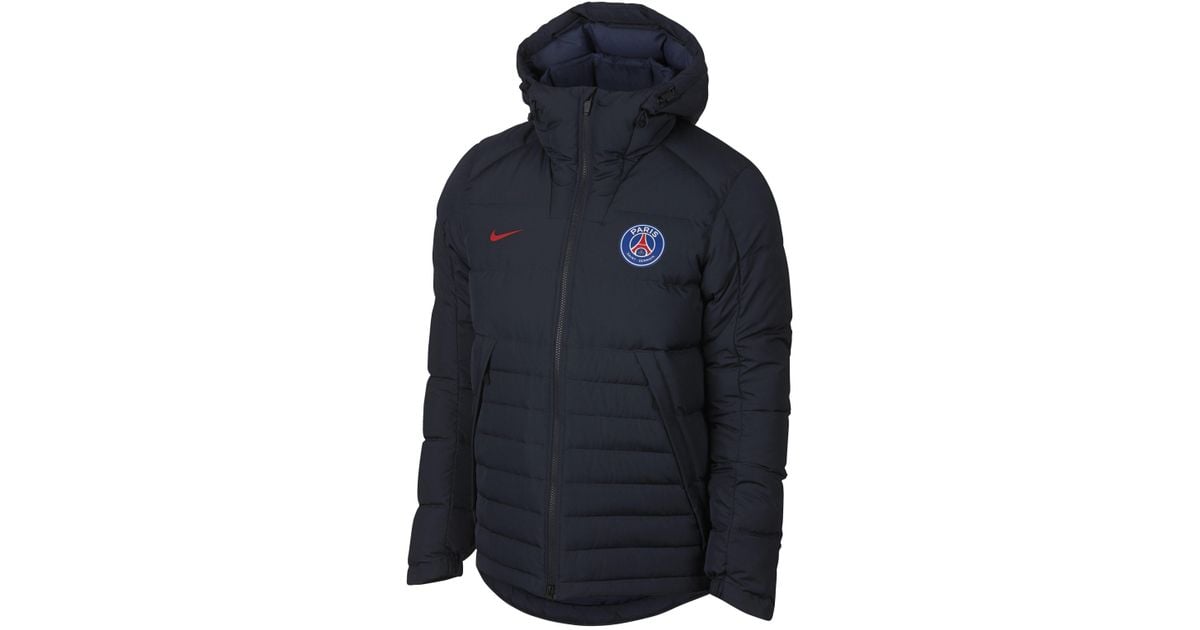 Nike Paris Saint-germain Down Jacket in Blue for Men | Lyst UK